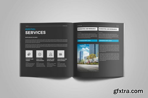 CreativeMarket - Square Company Profile Brochure 4141506