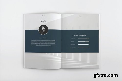 CreativeMarket - Research Portfolio Template Vol.5 4139532