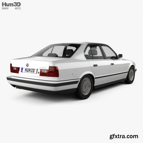 Bmw e34 3d model