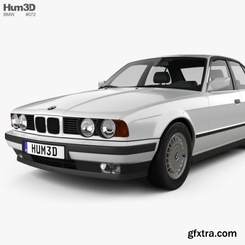 Bmw e34 3d model