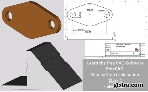 Learning FreeCAD - Lesson 1 Sketches