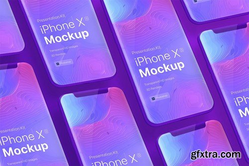 iPhone XS app mobile showcase Mock-Up