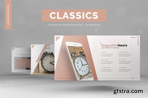 Classics Powerpoint, Keynote and Google Slides Templates