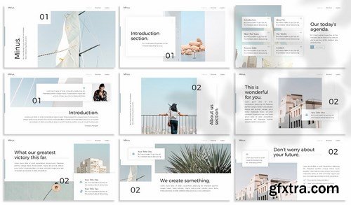 Minus - Simplicity Powerpoint Template