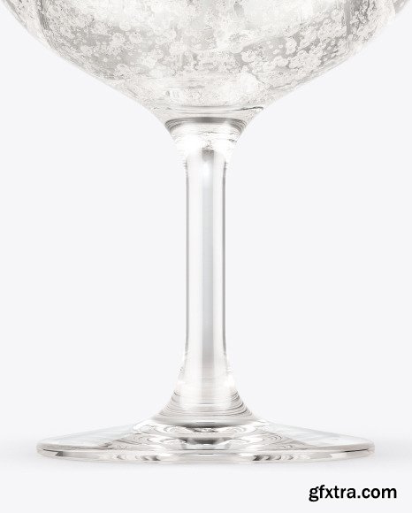 Tonic with Ice Cocktail Glass Mockup 49830