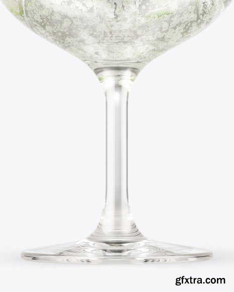 Gin & Tonic Cocktail Glass Mockup 49833