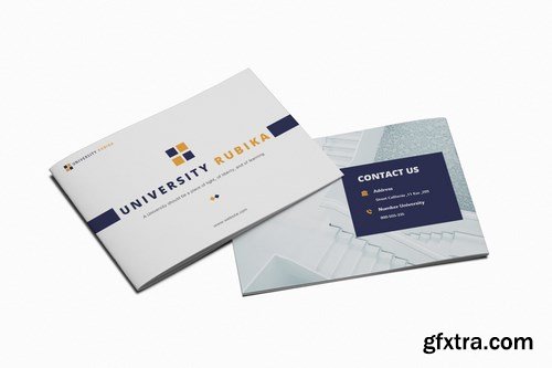 University A5 Brochure Template