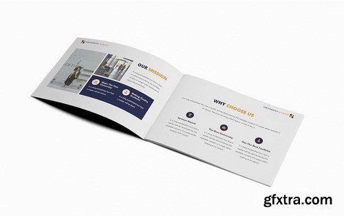 University A5 Brochure Template