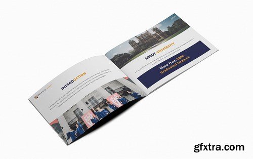 University A5 Brochure Template