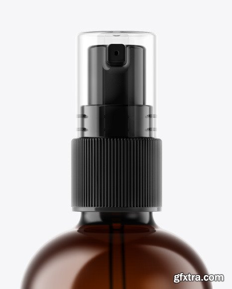 Amber Spray Bottle Mockup 49871