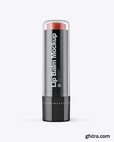 Glossy Lip Balm Tube Mockup 49727