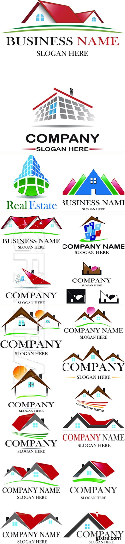 Project house logo vector