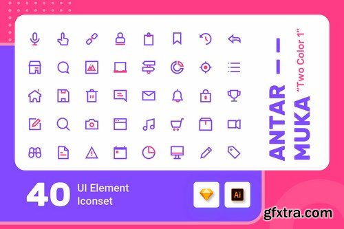 UI Element Iconset Pack