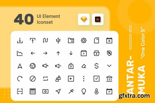 UI Element Iconset Pack