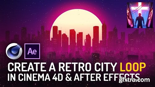 Create a Retro City Loop in Cinema 4D & After Effects