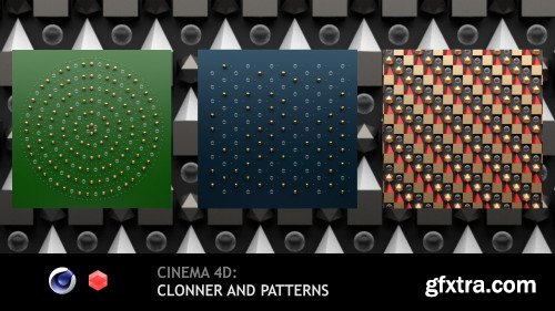 Cinema 4D: Creating pattern looking composition with Clonner