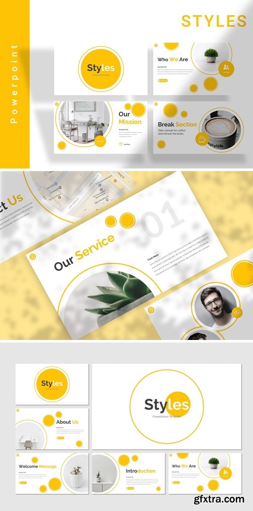 Styles Powerpoint, Keynote and Google Slides Templates