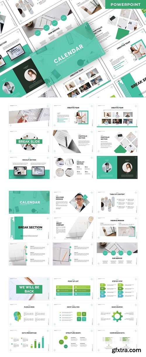 Calendar - Business Powerpoint Template