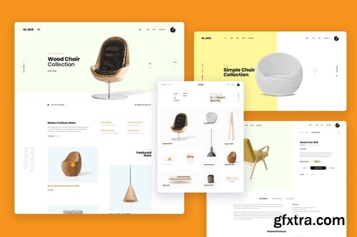 Ne23 - Funiture store Ecommerce PSD template