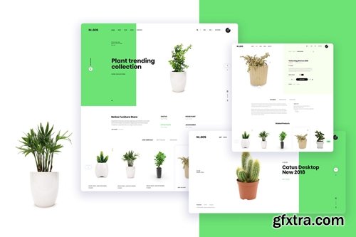 Ne24 - plant store Ecommerce PSD template