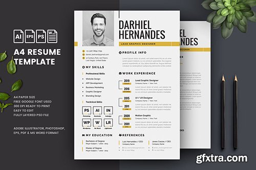 Minimalist CV Resume Template