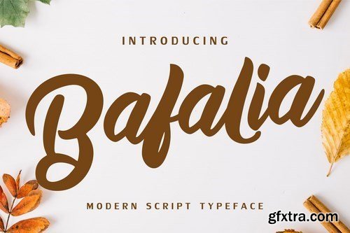 Bafalia - Modern Script Font