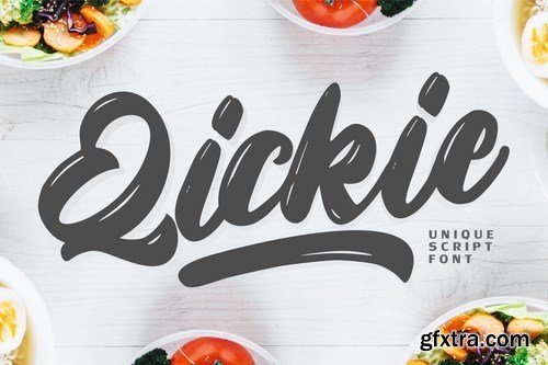 Qickie - Unique Script Font