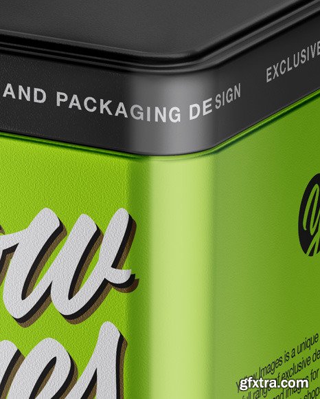 Metallic Box Mockup 49893