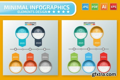 Timeline Infographic Elements 2