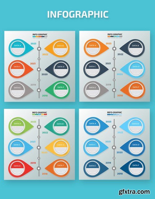 Timeline Infographic Elements Design