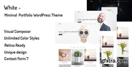 ThemeForest - White v1.0.0 - Minimal Portfolio WordPress Theme - 20051512