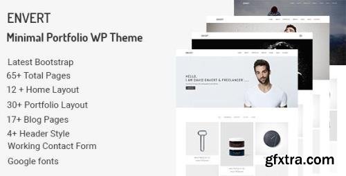 ThemeForest - Envert v1.0.0 - Minimal Portfolio WordPress Theme - 20486914