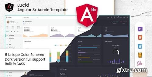 ThemeForest - Lucid v2.6.5 - Angular 8 Admin Template - 23294743