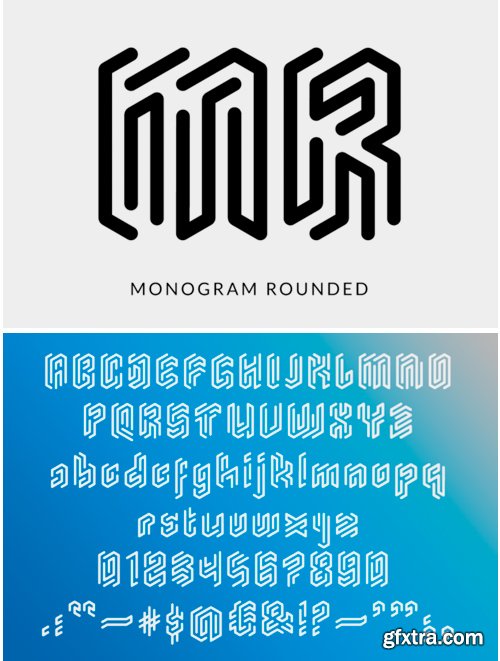 Monogram Rounded Font