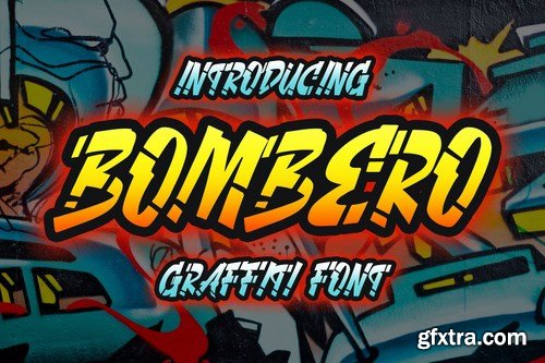 Bombero - Graffiti Font