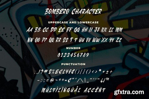 Bombero - Graffiti Font