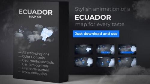 Udemy - Ecuador Map - Republic of Ecuador Map Kit