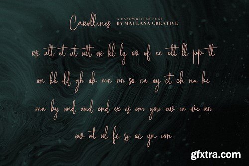 Carollines Script Font