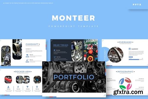 Monteer Powerpoint, Keynote and Google Slides Templates