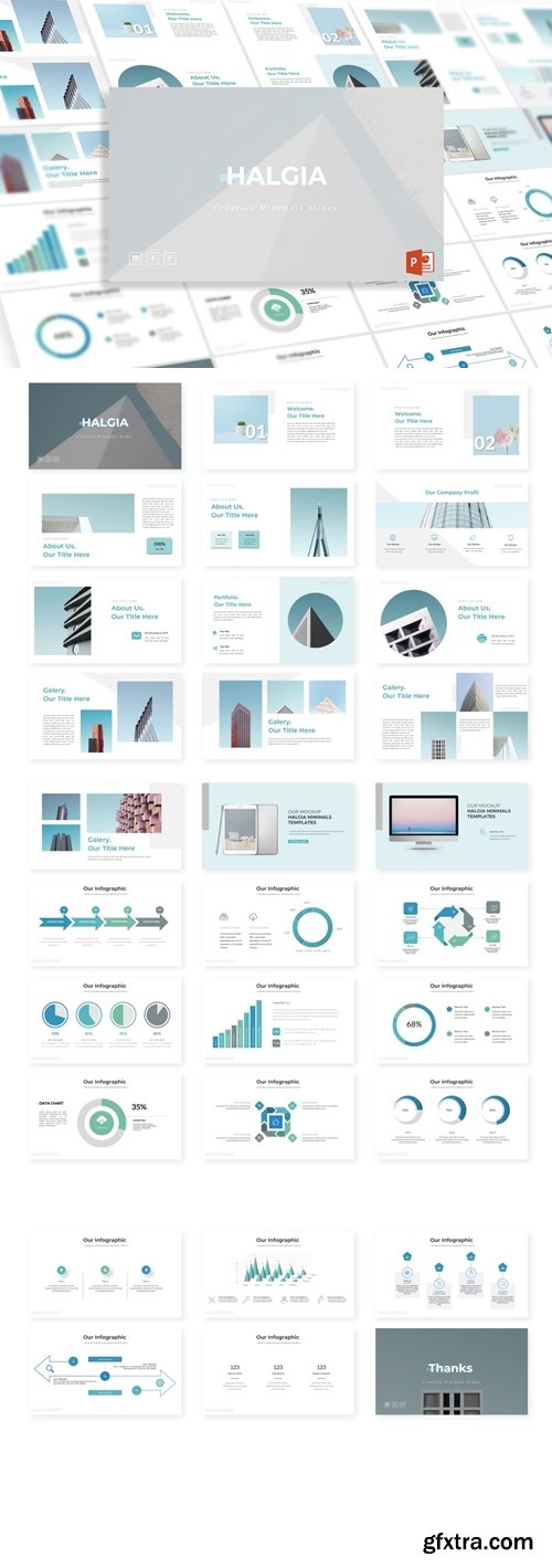 Halgia Powerpoint, Keynote and Google Slides Templates