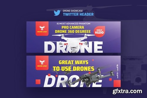 Drone Product Showcase Twitter Header