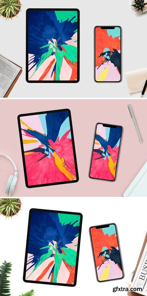 iPad and iPhone 11 Pro Mock Up