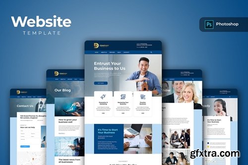 Corporate Business Website PSD Templates