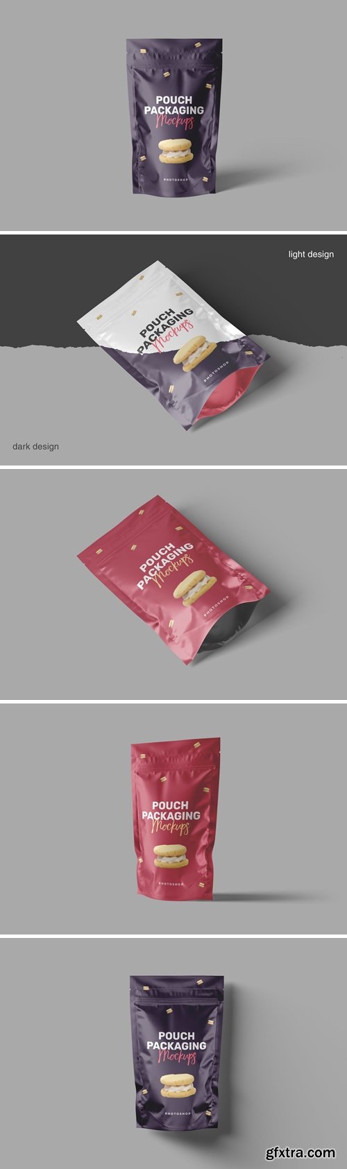 Pouch Packaging Mockups