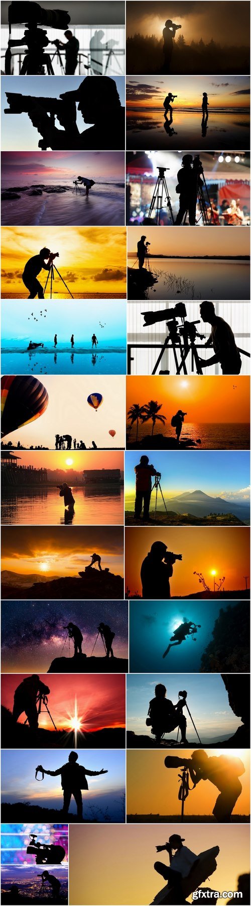 Silhouette photographer videographer nature photojournalist camera 25 HQ Jpeg