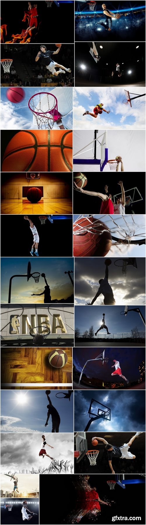 Slam dunk basketball player basket ball playground 25 HQ Jpeg