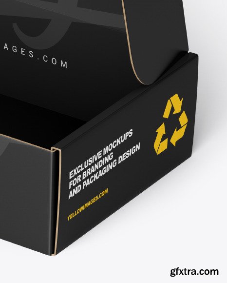 Opened Paper Mailing Box Mockup 49900