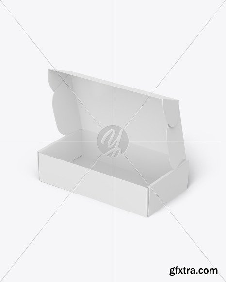 Opened Paper Mailing Box Mockup 49900