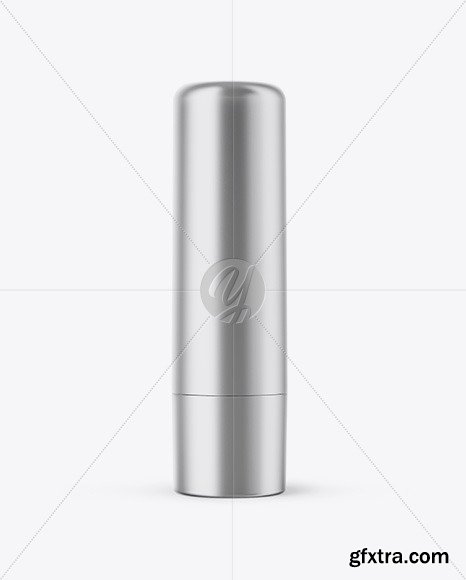 Metallized Lip Balm Tube With Transparent Cap 49854