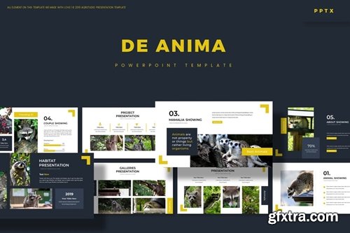 De Anima Powerpoint, Keynote and Google Slides Templates